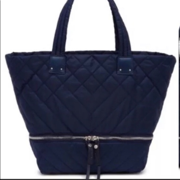Sam Edelman Arianna Quilt Tote Shoulder Bag Purse - Picture 1 of 4